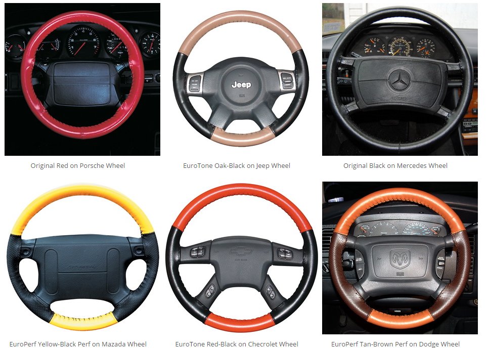 2009-2017 Challenger Wheelskins Steering Wheel Wrap